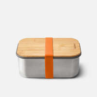 Black Blum Sandwich Box 1.25L Stainless Steel Orange