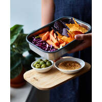 Black Blum Sandwich Box .9L Stainless Steel Orange