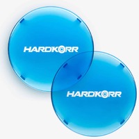 Hardkorr 7" Driving Light Covers - Blue (Pair)