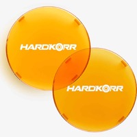 Hardkorr 9" Driving Light Covers - Orange (Pair)