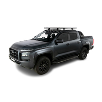 Rhino-Rack JC-02142 Pioneer 6 Platform (1500 x 1240mm) & RX200 legs for MITSUBISHI Triton GSR Gen6 Double Cab & Flush Rails 4DR Ute (01/2024-Current)